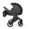 Коляска Indigo ENIGMA 2в1, Черная кожа