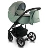 Коляска Bexa IDEAL 2в1, Шалфей+шалфей кожа