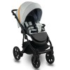 Коляска Bexa IDEAL 2в1, Серый+рыжая кожа