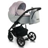 Коляска Bexa IDEAL 2в1, Светло-розовый+серая кожа