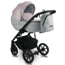 Коляска Bexa IDEAL 2в1, Светло-розовый+серая кожа