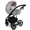 Коляска Bexa IDEAL 2в1, Светло-розовый+серая кожа