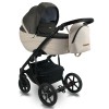 Коляска Bexa IDEAL 2в1, Черный+бежевая кожа