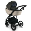 Коляска Bexa IDEAL 2в1, Черный+бежевая кожа