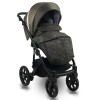 Коляска Bexa IDEAL 2в1, Черный+бежевая кожа
