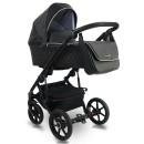 Коляска Bexa LINE ECO 2в1, Черная кожа