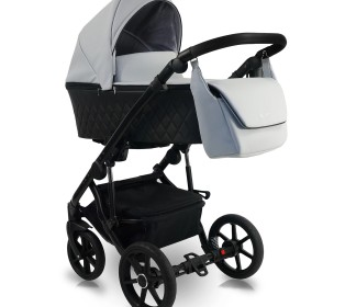 Коляска Bexa LINE ECO 2в1, Светло-серая кожа