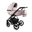 Коляска Bexa AIR 2в1, Светло-розовая кожа+светло-розовый
