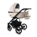 Коляска Bexa AIR 2в1, Светло-бежевая кожа+светло бежевый