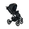 Коляска Bexa AIR 2в1, Черная кожа+золотой