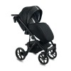 Коляска Bexa AIR 2в1, Черная кожа + серебряный
