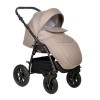 Коляска Indigo CHARLOTTE Mono 2в1, Бежевый + бежевая кожа