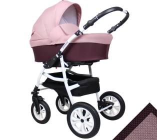 Коляска Smile Line SERENADE 20 F 3в1 Se 24 Баклажан+т.розовый