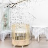Круглая кроватка EVA "Галактика" слоновая кость