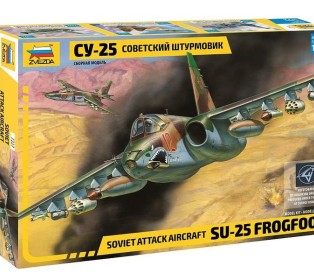 Сборная модель ZVEZDA Советский штурмовик Су-25, 1/72
