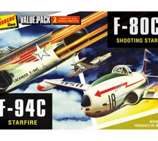 Склеиваемая модель Hawk Lindberg 1/48 2 pack US Korean War Fighte