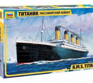 Сборная модель ZVEZDA Пассажирский лайнер "Титаник", 1/700