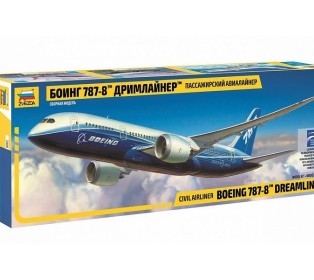 Сборная модель ZVEZDA Пассажирский авиалайнер Боинг 787-8 Дримлайнер, 1/144