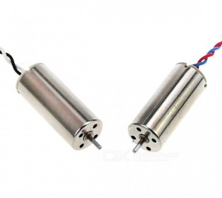 Мотор A для квадрокоптера H107C+ (красно-синие провода)