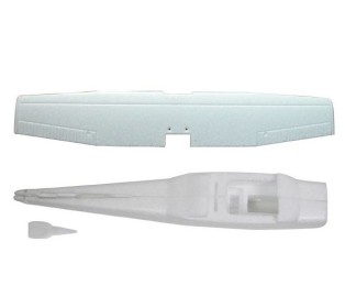 Фюзеляж и крыло к авиамодели  "Mini Cessna" 3G3X