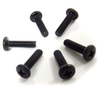 Винт M2,5x10 под крестовую отвёртку 6шт.