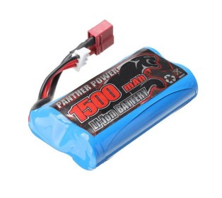 Аккумулятор Li-Ion 1500mAh, 7,4V, T-plug для Remo Hobby 1/16