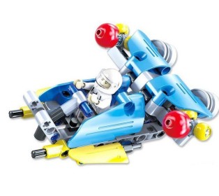 Конструктор CaDA Technic звездный отряд, соберите звездный корабль с C54002W+03W+04W (94 детали)