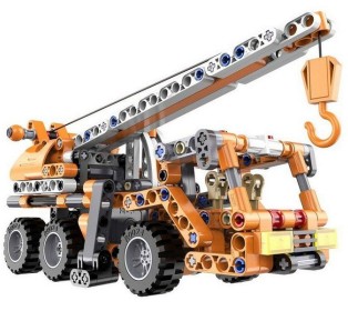 Конструктор CaDA Technic автокран совместим с C52014W, инерционный (272 детали)
