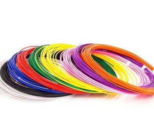 ABS пластик для 3D ручек (9 цветов по 10 метров, d=1.75 мм)