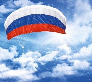 Воздушный змей управляемый парашют «Россия 120»