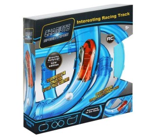 Р/У трек гоночный в трубе 022-5 Chariots Speed Pipes (светится в темноте) 16 деталей