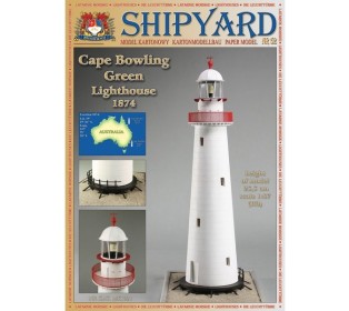 Сборная картонная модель Shipyard маяк Cape Bowling Green (№52), 1/87