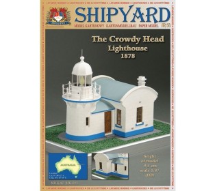 Сборная картонная модель Shipyard маяк Crowdy Head Lighthouse (№56), 1/87