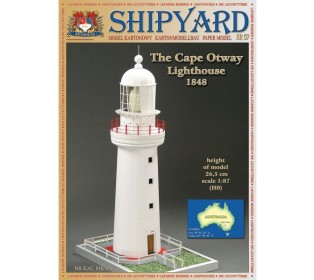 Сборная картонная модель Shipyard маяк Cape Otway Lighthouse (№57), 1/87