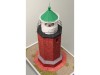 Сборная картонная модель Shipyard маяк Rotes Kliff Lighthouse (№60), 1/87