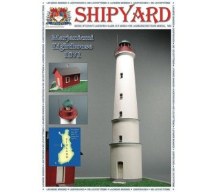 Сборная картонная модель Shipyard маяк Lighthouse Marjaniemi (№11), 1/72