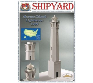 Сборная картонная модель Shipyard маяк Lighthouse Alcatraz (№28), 1/72