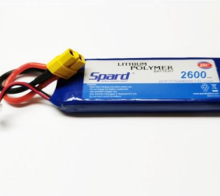 Аккумулятор Li-Po Spard 2600mAh, 7,4V, 25C, XT60