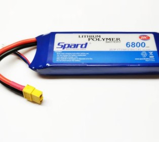 Аккумулятор Li-Po Spard 6800mAh, 7,4V, 20C, XT60