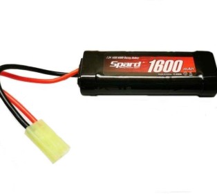 Аккумулятор Ni-Mh Spard 1600mAh, 7,2V, Mini Tamiya для Himoto 1/16 и танков