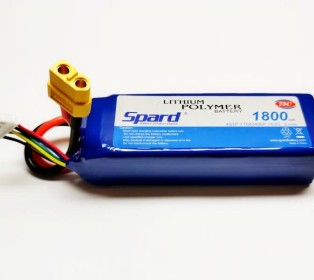 Аккумулятор Li-Po Spard 1800mAh, 14,8V, 75C, XT60