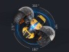 Радиоуправляемая машинка-перевертыш ZhengGuang Lightning Bee 2.4G 1/14 RTR + Ni-Cd и З/У