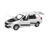 Машина "АВТОПАНОРАМА" LADA GRANTA CROSS, белый, 1/24, свет, звук, инерция, в/к 24,5*12,5*10,5 см