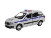 Машина "АВТОПАНОРАМА" LADA GRANTA CROSS "Полиция", серебро, 1/24, свет, звук, в/к 24,5*12,5*10,5 см