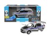 Машина "АВТОПАНОРАМА" LADA GRANTA CROSS "Полиция", серебро, 1/24, свет, звук, в/к 24,5*12,5*10,5 см