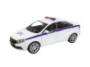 Машина "АВТОПАНОРАМА" LADA VESTA "Полиция" седан, 1/24, свет. звук. эффекты, в/к 24,5*12,5*10,5 см