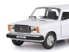 Машина "АВТОПАНОРАМА" ВАЗ 2107, 1/24, белый, инерция, в/к 24,5*12,5*10,5 см