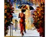 Картина по номерам 30х30 Афремов. На ступеньках (20 цветов)
