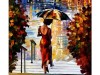Картина по номерам 30х30 Афремов. На ступеньках (20 цветов)