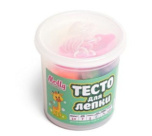 Тесто для лепки 7 цветов (105 грамм) + 1 формочка